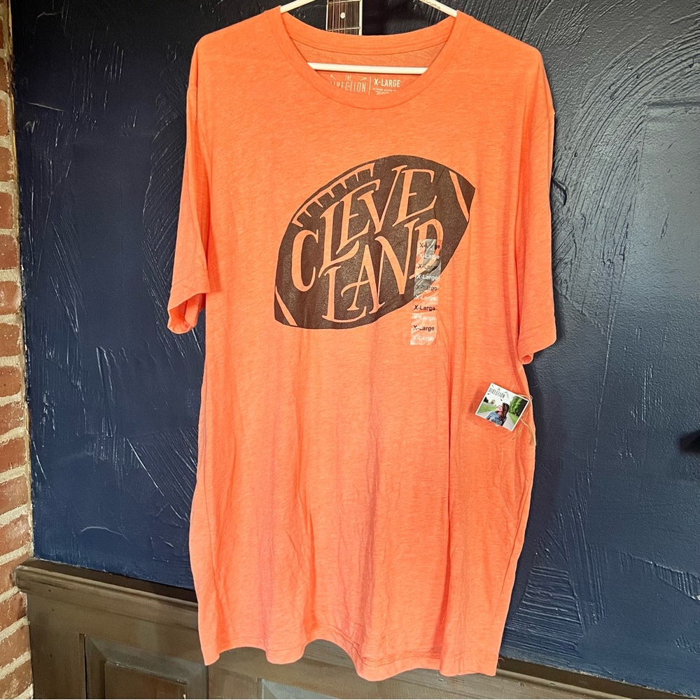 Orange Cleveland Graphic T-Shirt